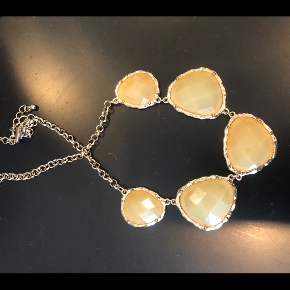 Yellow Stone Necklace